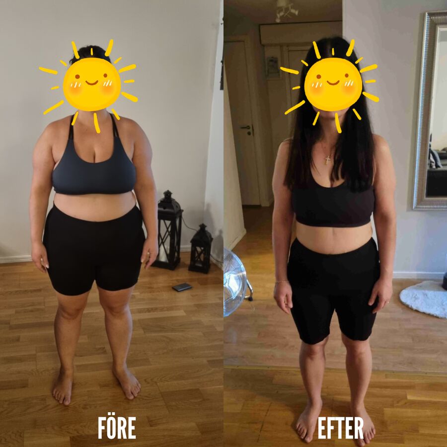 Före och efter, klientresultat hos Zahra Ajami